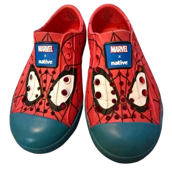 Kids Marvel x Native Spider-Man Water Shoes size 7 - Picture 2 of 7
